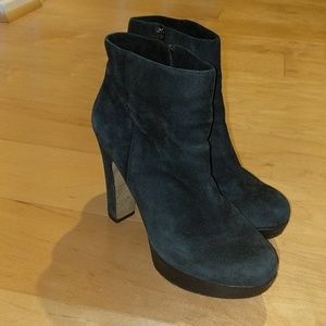 Vince Camuto Black Suede Booties